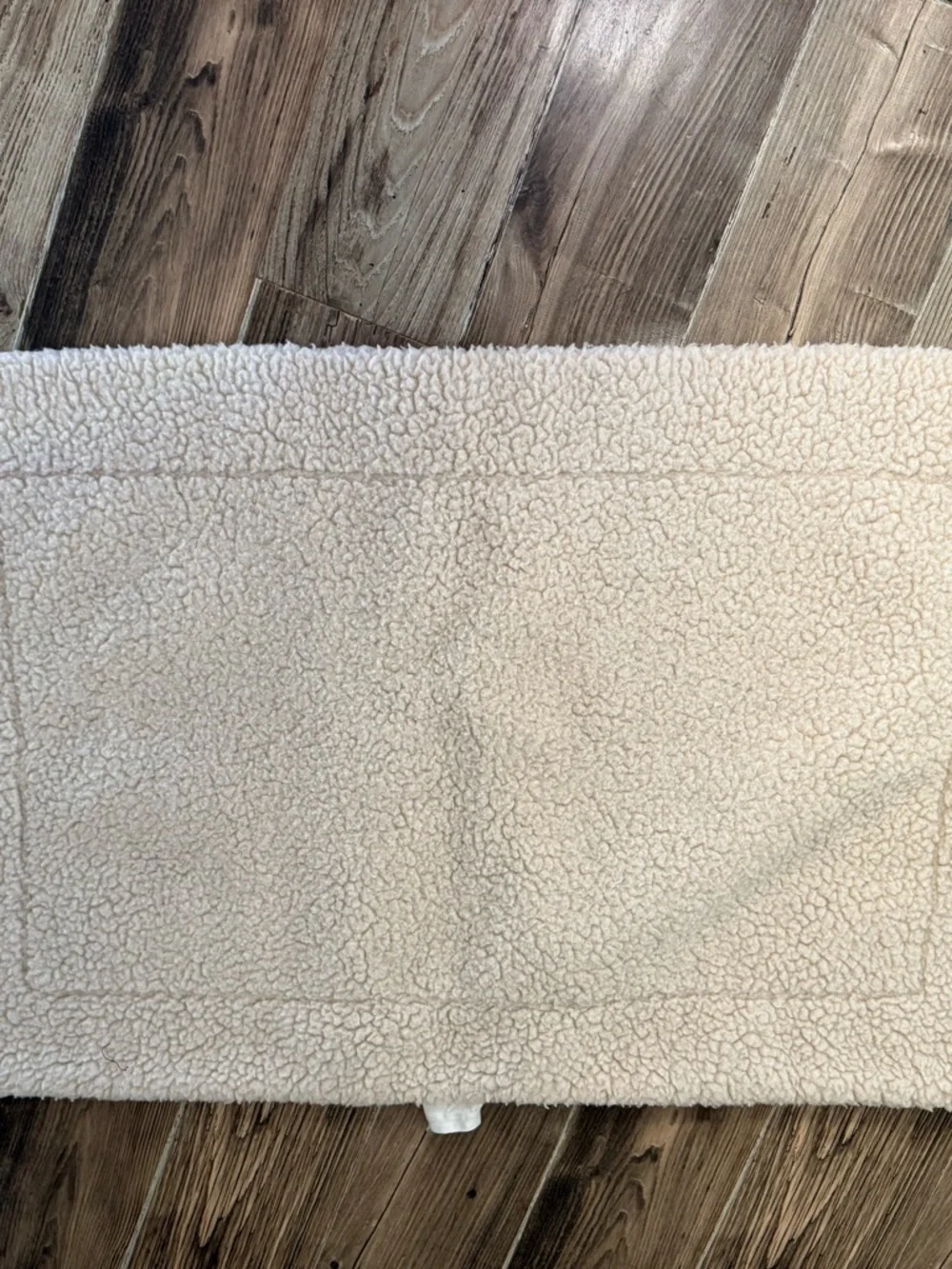 Plush Cream Sherpa Dog Blanket cover for Kuranda Cot -